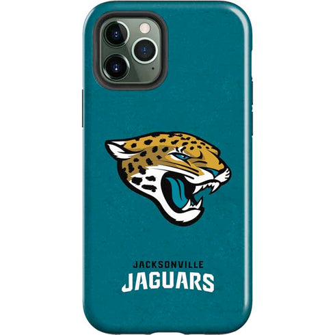 NFL Jacksonville Jaguars Teal Distressed iPhone 12 Pro Impact Case