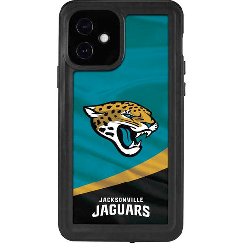 NFL Jacksonville Jaguars iPhone 12 Waterproof Case
