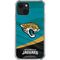 NFL Jacksonville Jaguars iPhone 13 Mini Clear Case