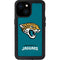 NFL Jacksonville Jaguars Teal Distressed iPhone 13 Mini Waterproof Case