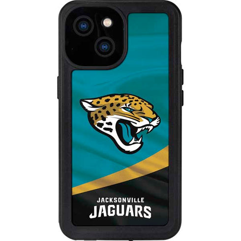 NFL Jacksonville Jaguars iPhone 13 Mini Waterproof Case