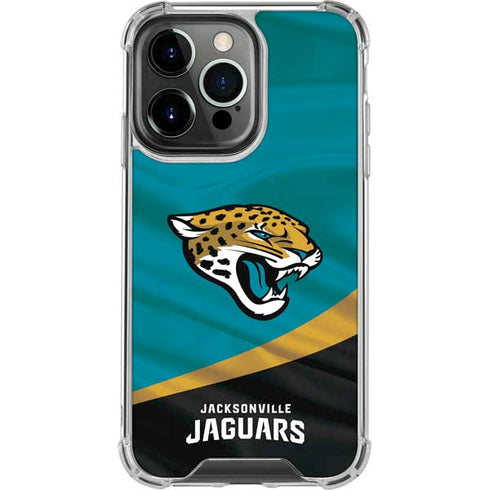 NFL Jacksonville Jaguars iPhone 13 Pro Clear Case