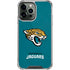 NFL Jacksonville Jaguars Teal Distressed iPhone 13 Pro Max Clear Case