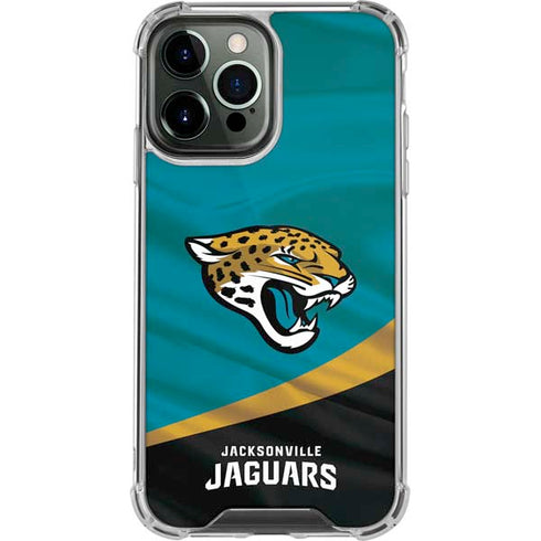 NFL Jacksonville Jaguars iPhone 13 Pro Max Clear Case
