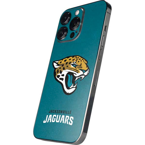 NFL Jacksonville Jaguars Teal Distressed iPhone 13 Pro Max Skin