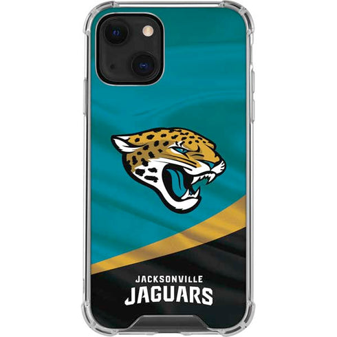 NFL Jacksonville Jaguars iPhone 15 Plus Clear Case