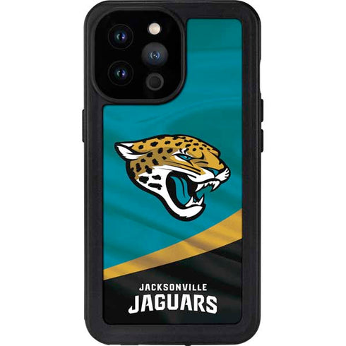 NFL Jacksonville Jaguars iPhone 14 Pro Max Waterproof Case