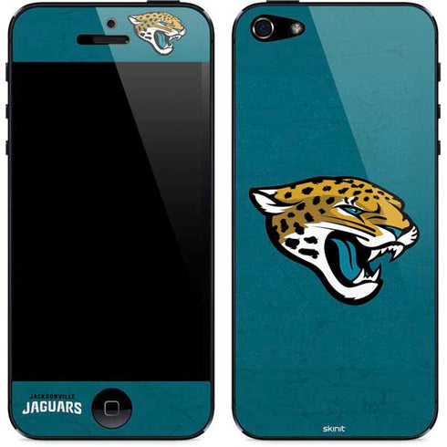 NFL Jacksonville Jaguars Teal Distressed iPhone 5/5s/5SE Skin