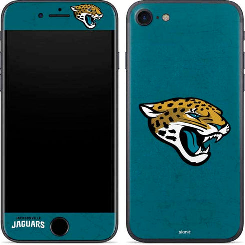 NFL Jacksonville Jaguars Teal Distressed iPhone 7 Skin
