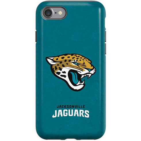 NFL Jacksonville Jaguars Teal Distressed iPhone SE (2nd & 3rd Gen) Pro Case