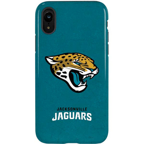 NFL Jacksonville Jaguars Teal Distressed iPhone XR Pro Case