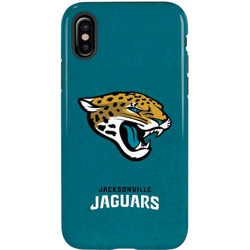 NFL Jacksonville Jaguars Teal Distressed iPhone XS Pro Case