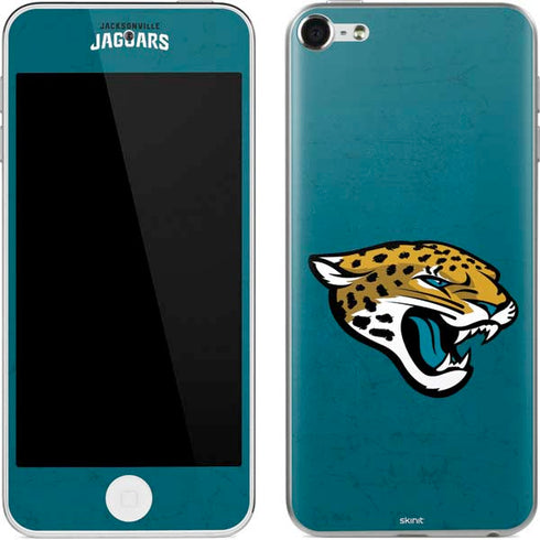 NFL Jacksonville Jaguars Teal Distressed Apple iPod Skin