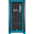NFL Jacksonville Jaguars Large Logo Corsair 4000D Tempered Glass Mid-Tower ATX Case Skin