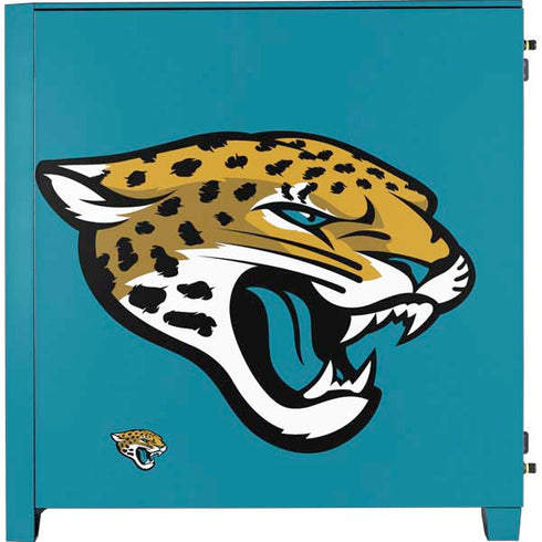 NFL Jacksonville Jaguars Large Logo Corsair 4000D Tempered Glass Mid-Tower ATX Case Skin