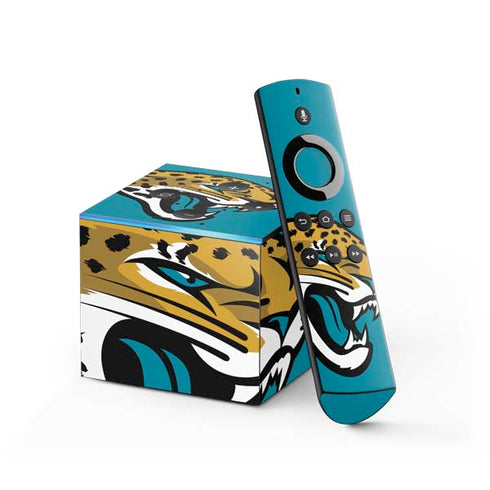 NFL Jacksonville Jaguars Large Logo Fire TV Cube Skin