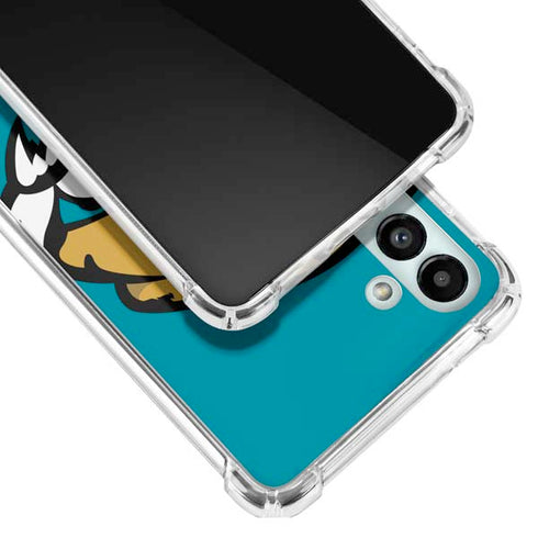 NFL Jacksonville Jaguars Large Logo Galaxy A13 5G Clear Case