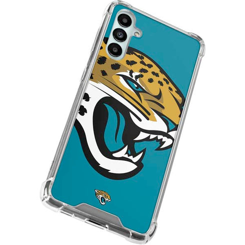 NFL Jacksonville Jaguars Large Logo Galaxy A14 5G Clear Case