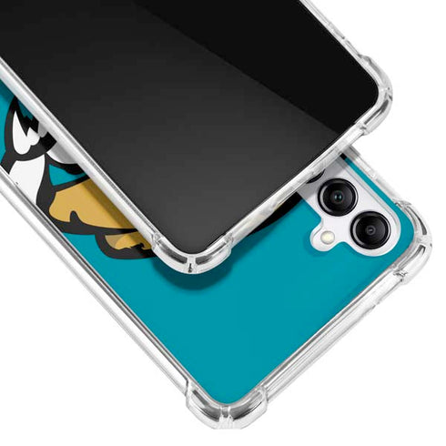 NFL Jacksonville Jaguars Large Logo Galaxy A14 5G Clear Case