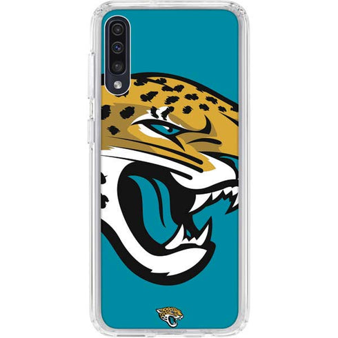 NFL Jacksonville Jaguars Large Logo Galaxy A50 Clear Case