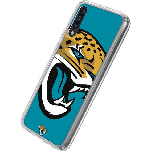 NFL Jacksonville Jaguars Large Logo Galaxy A50 Clear Case