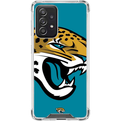 NFL Jacksonville Jaguars Large Logo Galaxy A52 5G Clear Case