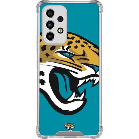 NFL Jacksonville Jaguars Large Logo Galaxy A53 5G Clear Case