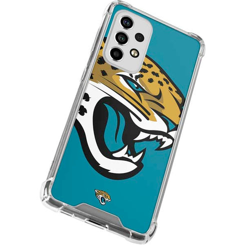 NFL Jacksonville Jaguars Large Logo Galaxy A53 5G Clear Case