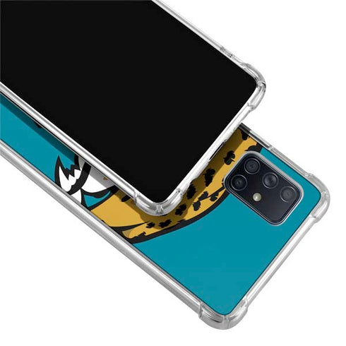 NFL Jacksonville Jaguars Large Logo Galaxy A71 5G Clear Case