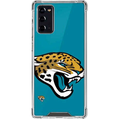 NFL Jacksonville Jaguars Large Logo Galaxy Note20 5G Clear Case