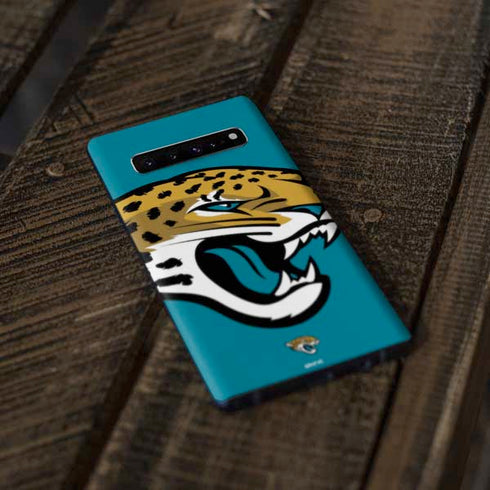 NFL Jacksonville Jaguars Large Logo Galaxy S10 Skin
