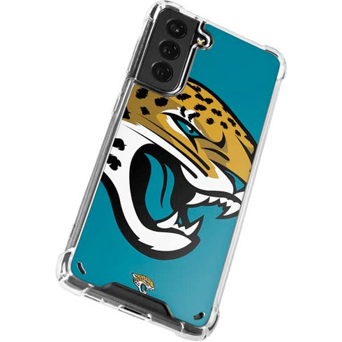 NFL Jacksonville Jaguars Large Logo Galaxy S21 5G Clear Case