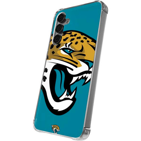 NFL Jacksonville Jaguars Large Logo Galaxy S24 Plus Clear Case