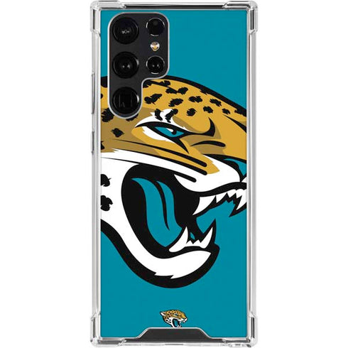 NFL Jacksonville Jaguars Large Logo Galaxy S24 Ultra Clear Case