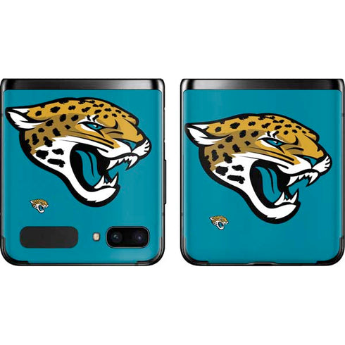 NFL Jacksonville Jaguars Large Logo Galaxy Z Flip Skin