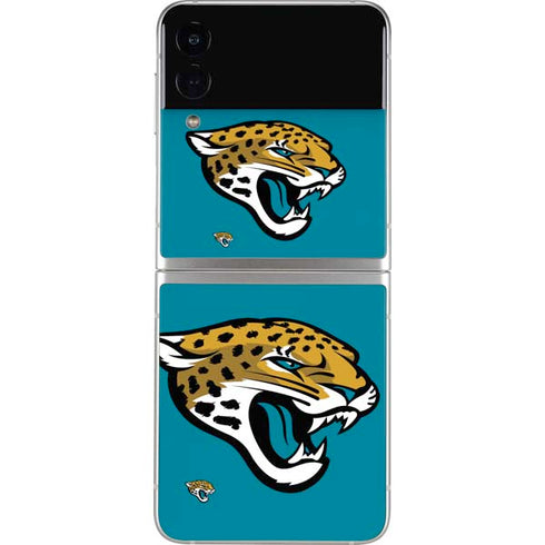 NFL Jacksonville Jaguars Large Logo Galaxy Z Flip3 5G Skin