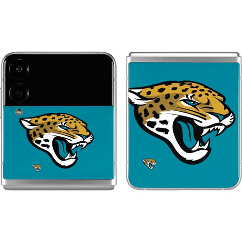 NFL Jacksonville Jaguars Large Logo Galaxy Z Flip4 5G Skin