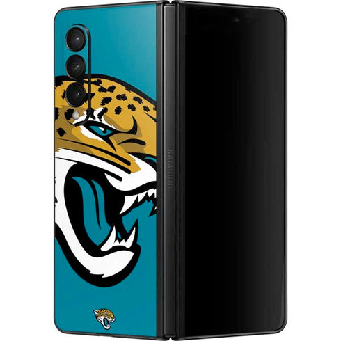 NFL Jacksonville Jaguars Large Logo Galaxy Z Fold3 5G Skin
