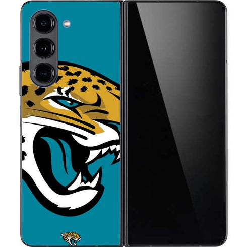 NFL Jacksonville Jaguars Large Logo Galaxy Z Fold5 5G Skin