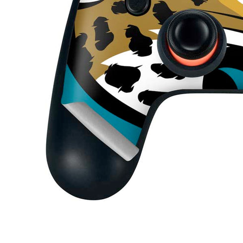 NFL Jacksonville Jaguars Large Logo Google Stadia Controller Skin