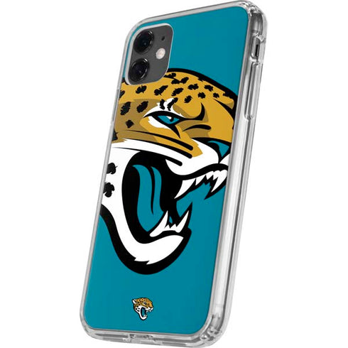 NFL Jacksonville Jaguars Large Logo iPhone 11 Clear Case