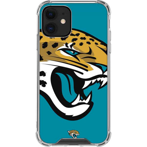 NFL Jacksonville Jaguars Large Logo iPhone 12 Mini Clear Case