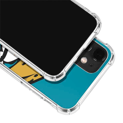 NFL Jacksonville Jaguars Large Logo iPhone 12 Mini Clear Case