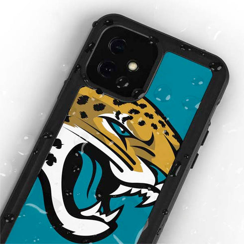 NFL Jacksonville Jaguars Large Logo iPhone 12 Mini Waterproof Case
