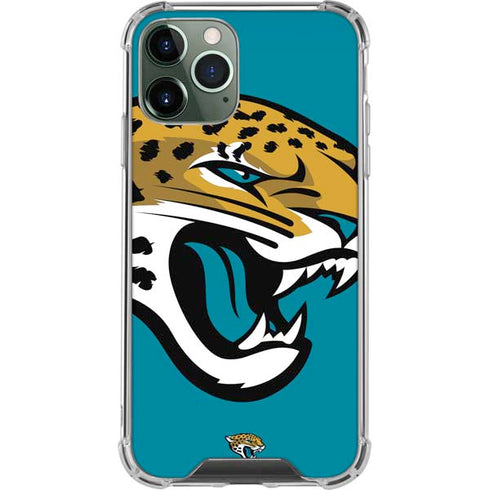 NFL Jacksonville Jaguars Large Logo iPhone 12 Pro Clear Case