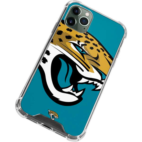 NFL Jacksonville Jaguars Large Logo iPhone 12 Pro Max Clear Case