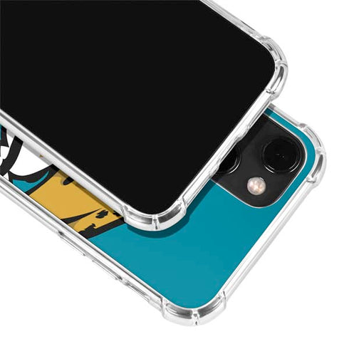 NFL Jacksonville Jaguars Large Logo iPhone 14 Clear Case