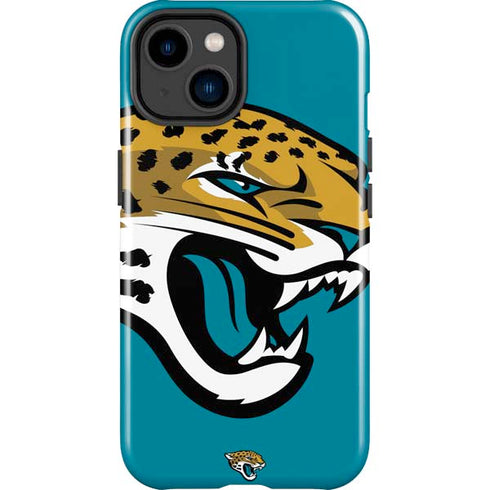 NFL Jacksonville Jaguars Large Logo iPhone 14 Plus Impact Case