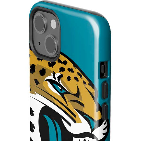 NFL Jacksonville Jaguars Large Logo iPhone 15 Plus Impact Case