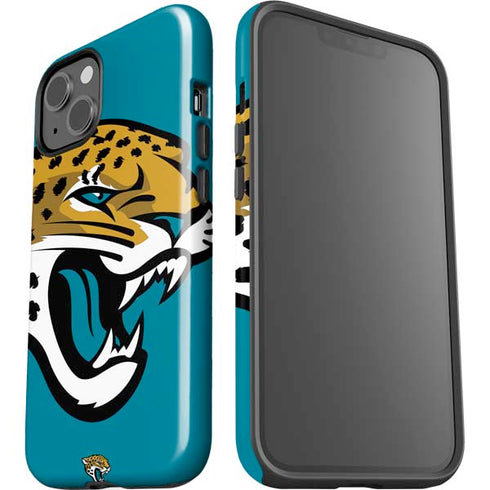 NFL Jacksonville Jaguars Large Logo iPhone 15 Plus Impact Case